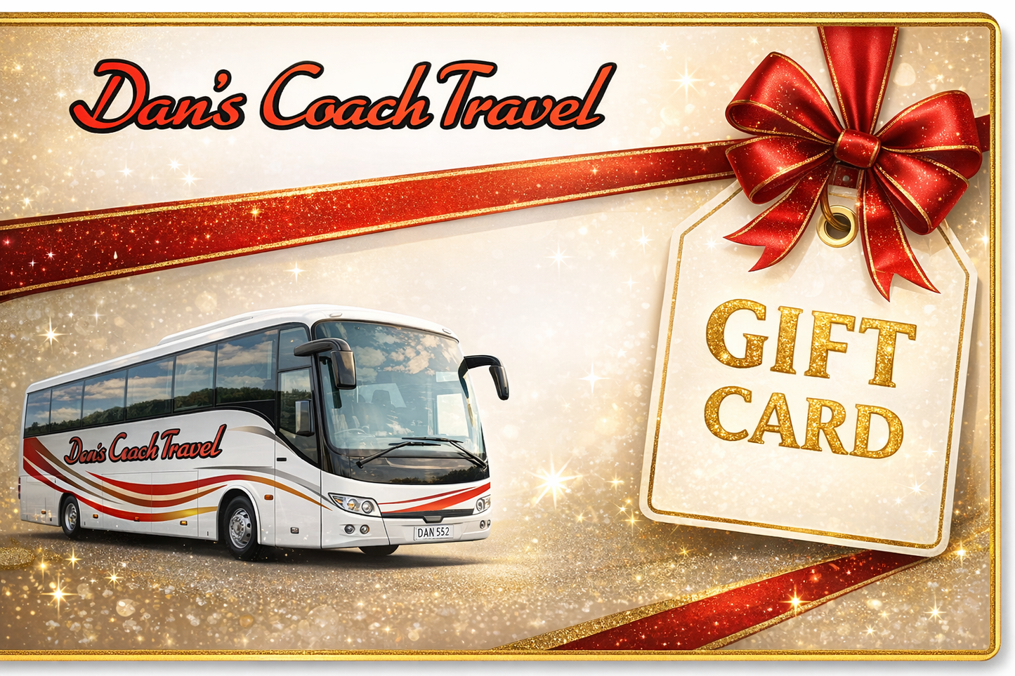 Dan’s Coach Travel Gift Card